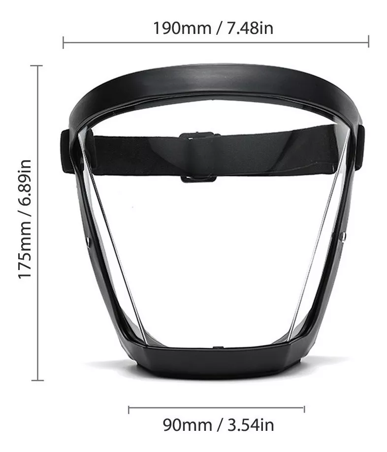 Máscara de protección facial "FULL FACE PRO" - Imagen 4